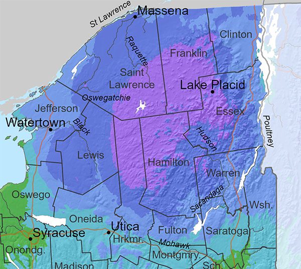 new york state hardiness zone map