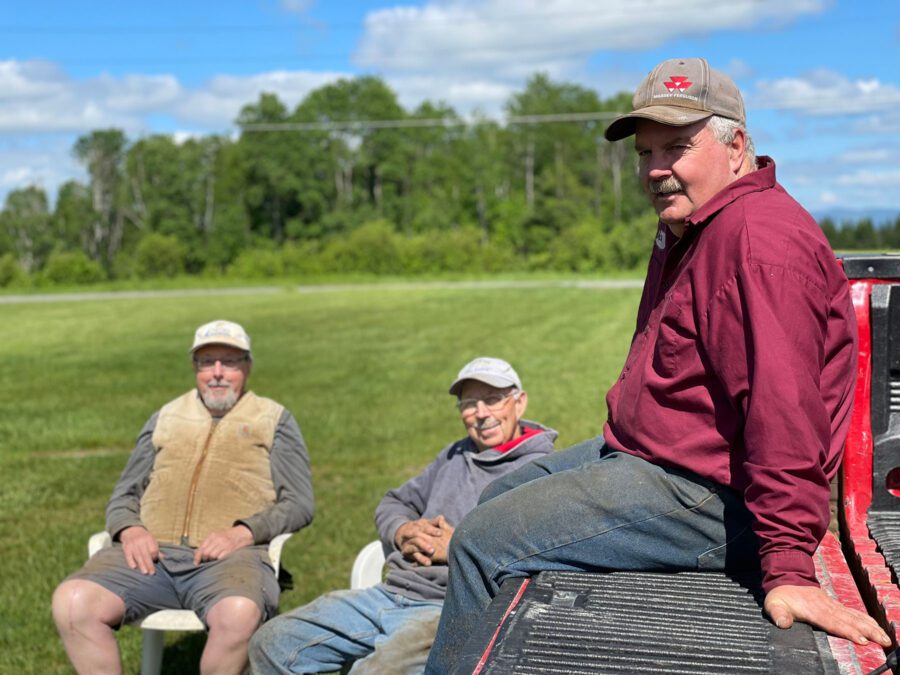three men who run Tucker Farms