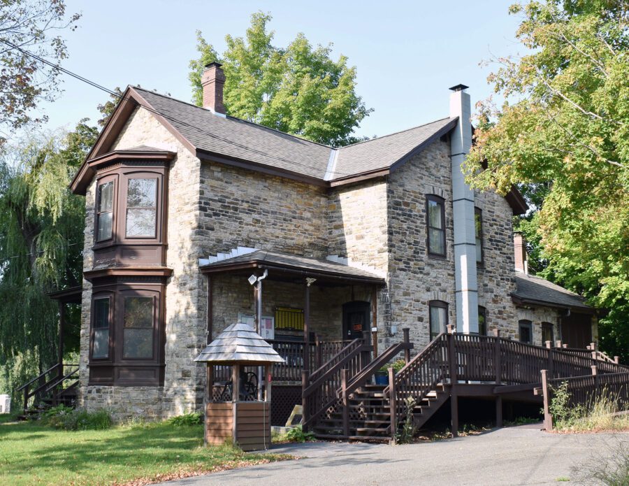 an old stone house that's now the Underground Railroad Museum