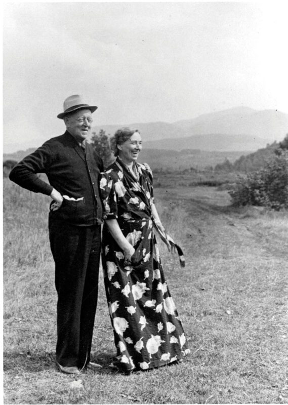 Peter and
Rose Schaefer at North Creek. 