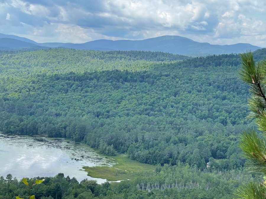 A telephoto look at Gore Mountain from Kipp.

