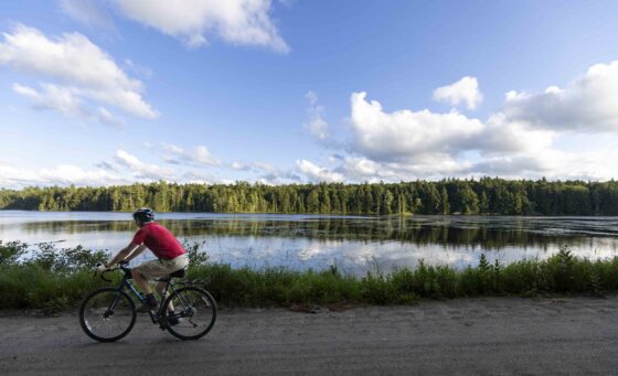 A scenic loop ride off the Adirondack Rail Trail