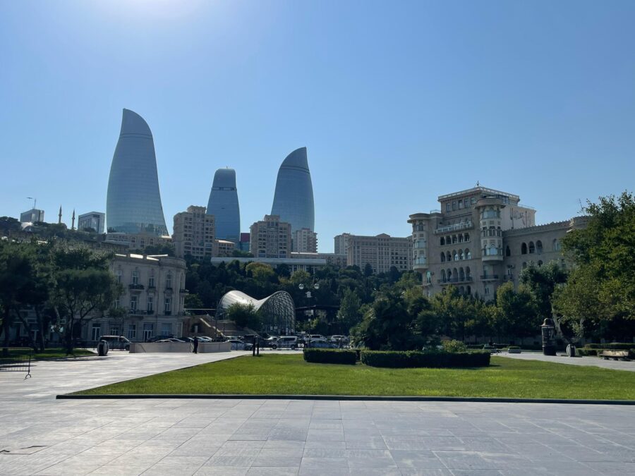 Baku, Azerbaijan in August