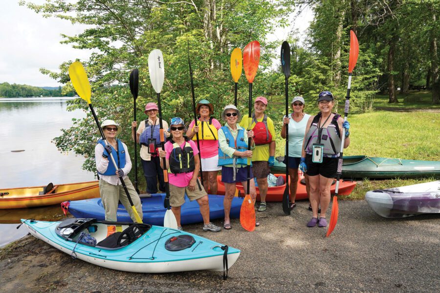 kayakers
