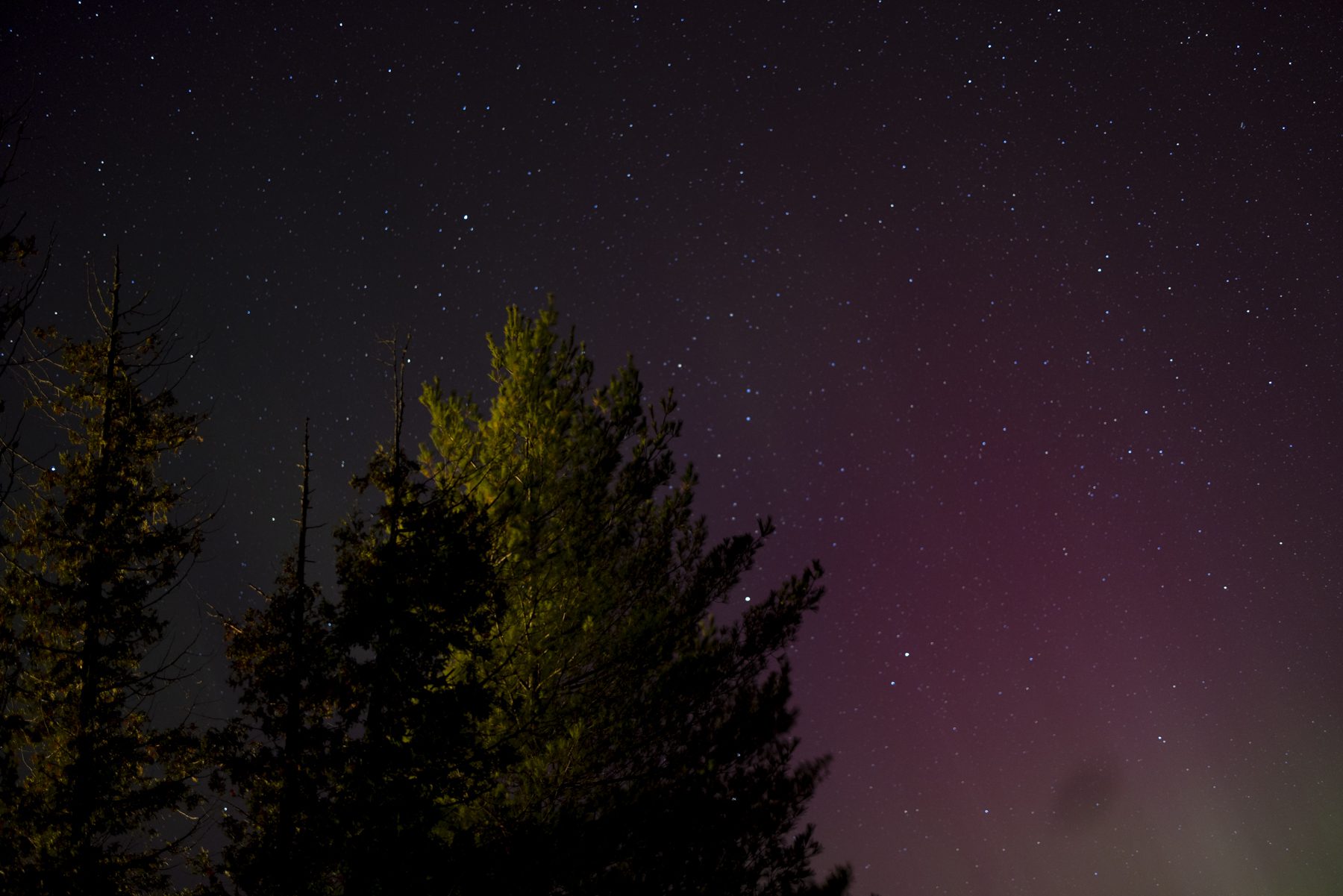 northern lights in the adirondacks