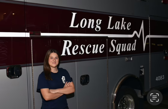 Young volunteer becomes first junior responder in Long Lake Rescue Squad