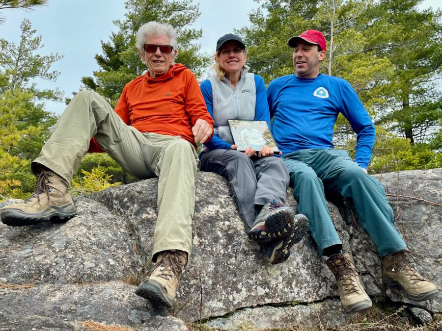 Friends of Mary Coffin atop Jones Hill Summit