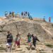 Hikers on mountaintop