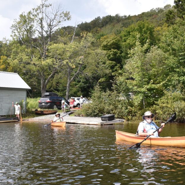 paddlers on the river