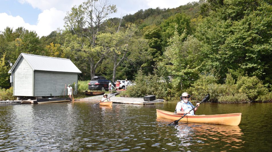 paddlers on the river