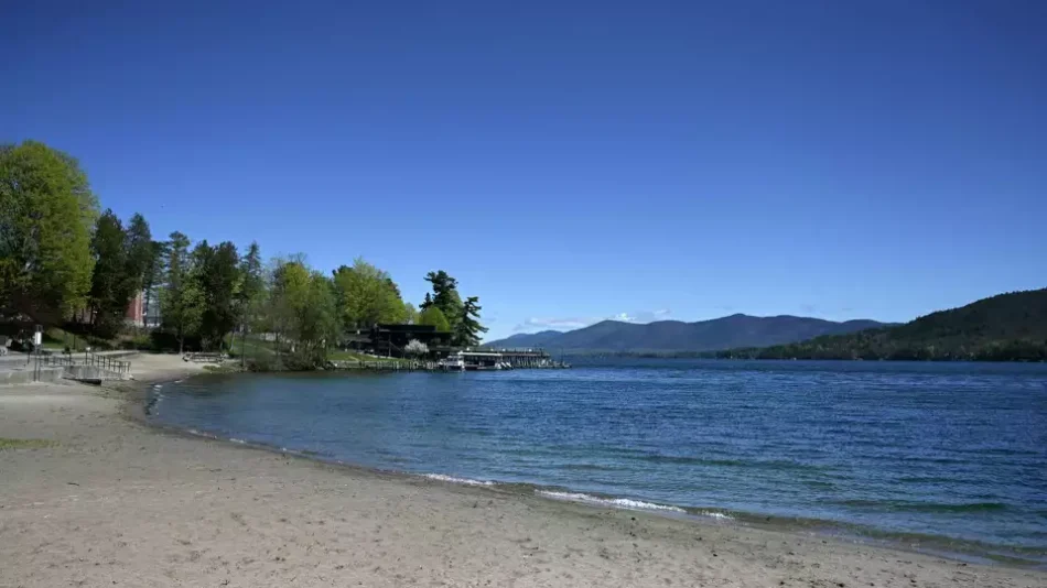 The waters of Lake George are seen from Shepard’s Park Beach on Wednesday in Lake George.