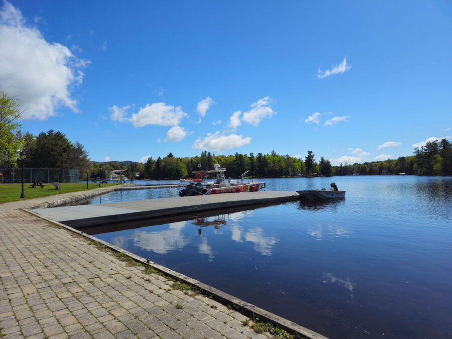 boat launch in old forge