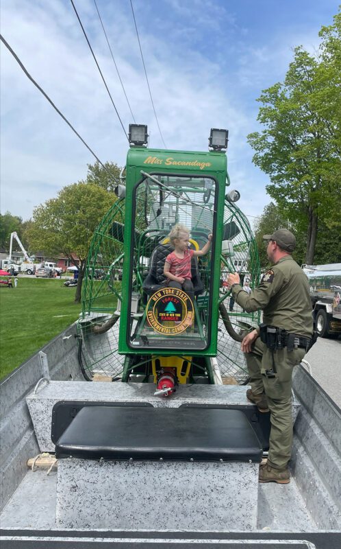 Airboat at Schroon Lake ‘Touch a Truck'
