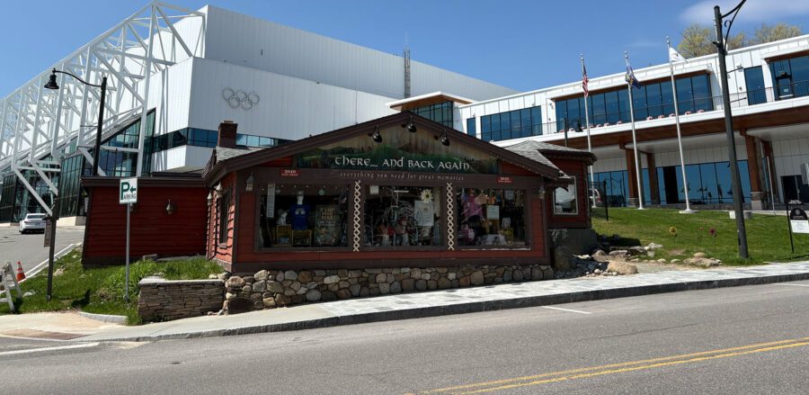 "There and Back Again" store in Lake Placid, which will be razed to make way for a larger entrance to the Olympic complex. 