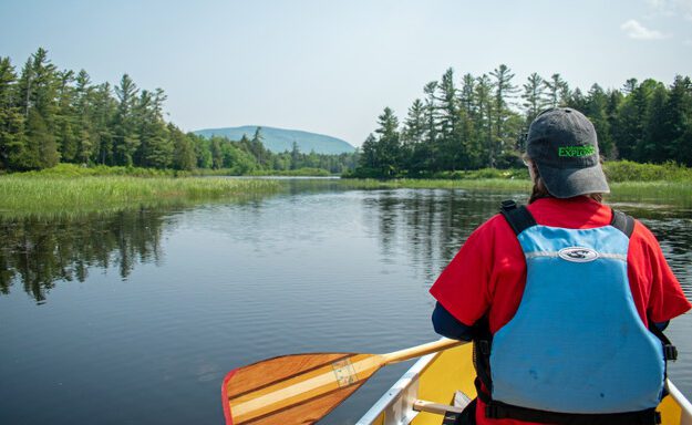 Person in canoe