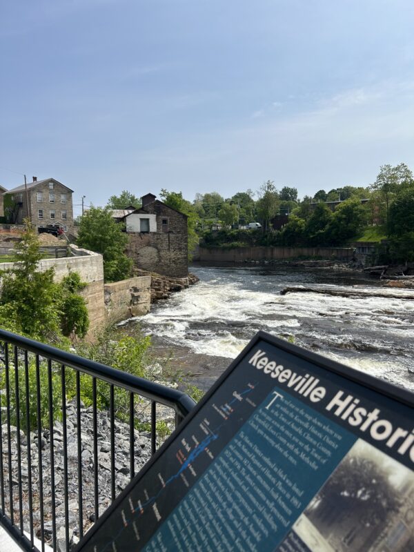 keeseville park on the ausable river