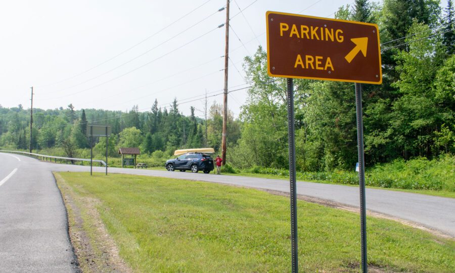 parking area sign