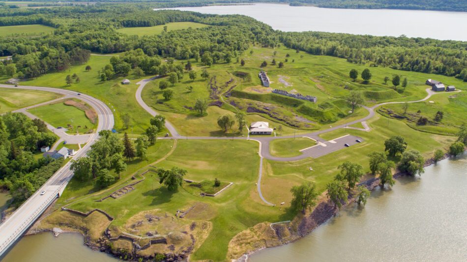 Arial of fort