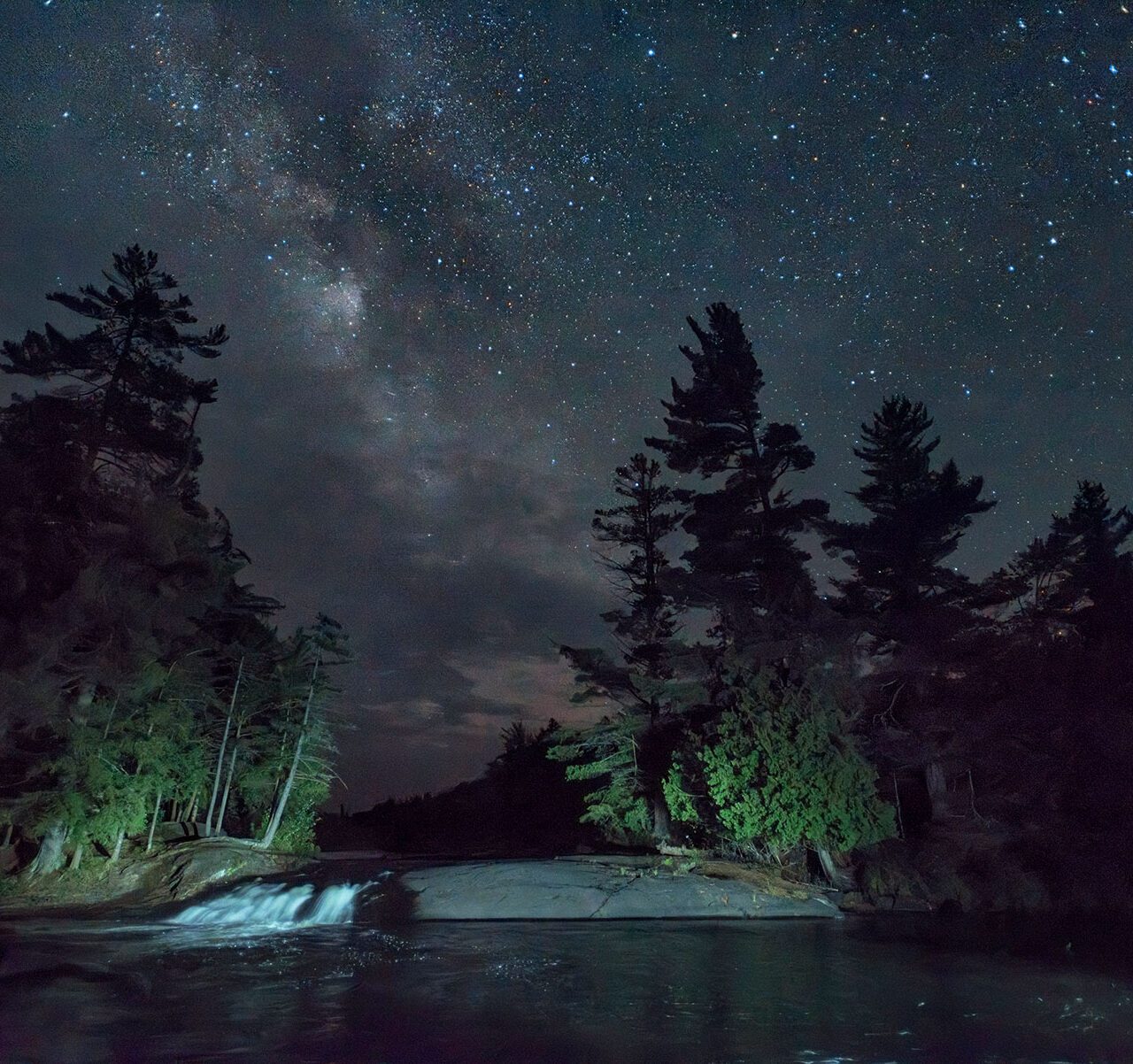 dramatic night skies