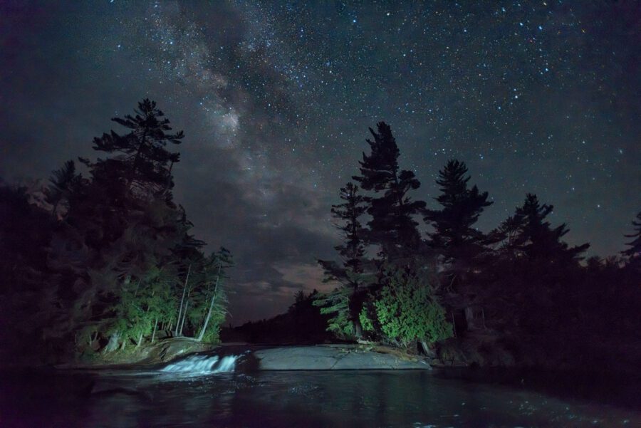 dramatic night skies