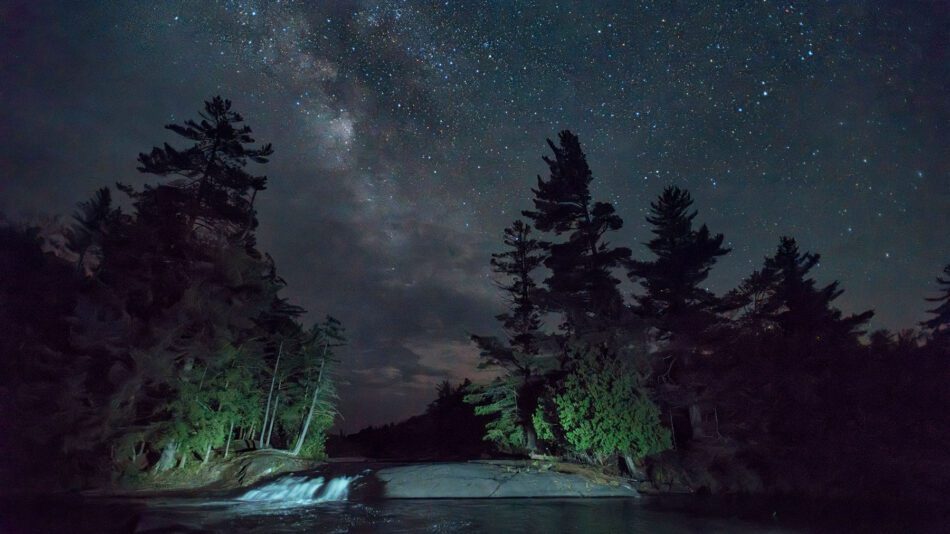 dramatic night skies