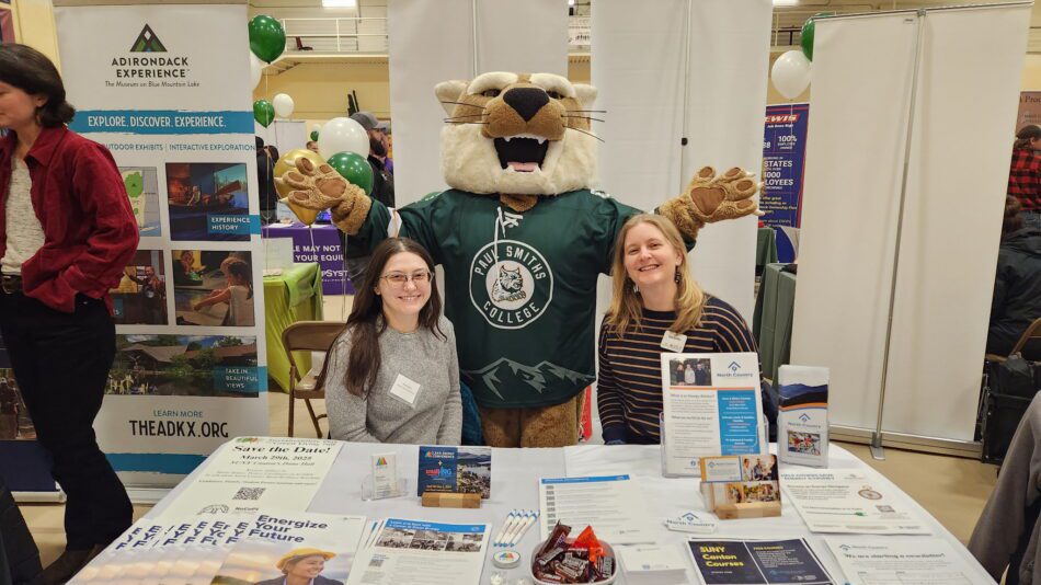 Erin Griffin, right, is North Country Clean Energy Hub director. Photo courtesy of ANCA