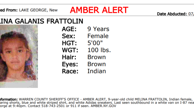 amber alert for girl who went missing from lake george on July 20