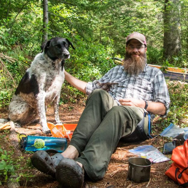assistant ranger brendan jackson and his dog