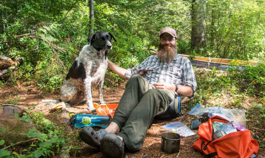 assistant ranger brendan jackson and his dog