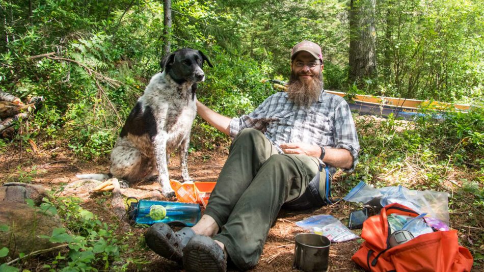 assistant ranger brendan jackson and his dog