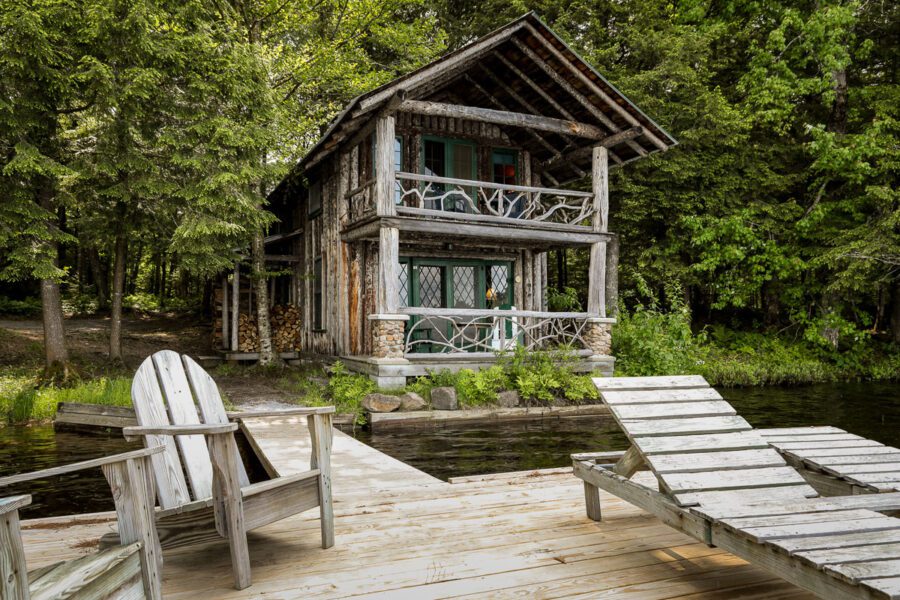 “Whipsaw” cottage at the Waldheim, originally a boat house and guide quarters
