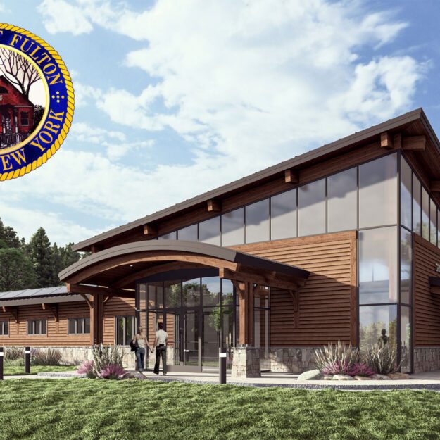 artistic rendition of Great Sacandaga Lake Discovery Center