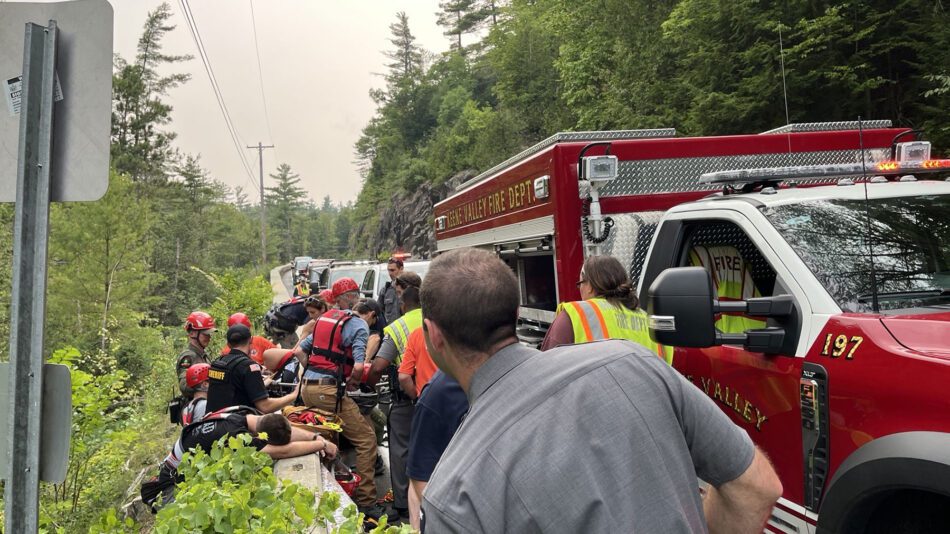 split rock falls rescue