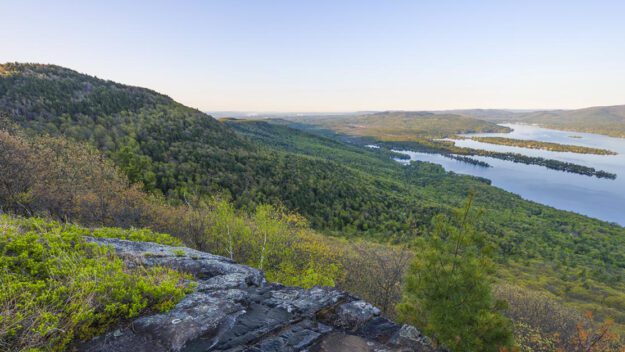 A view from Pilot Knob, which was recently purchased on July 29 by the Lake George Land Conservancy (LGLC) Photo by Carl Heilman II
