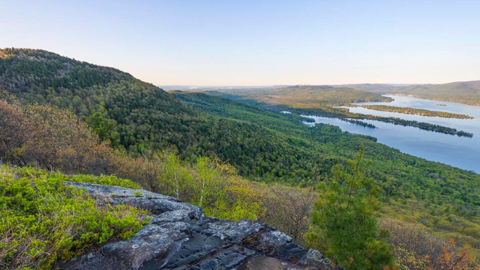 A view from Pilot Knob, which was recently purchased on July 29 by the Lake George Land Conservancy (LGLC) Photo by Carl Heilman II