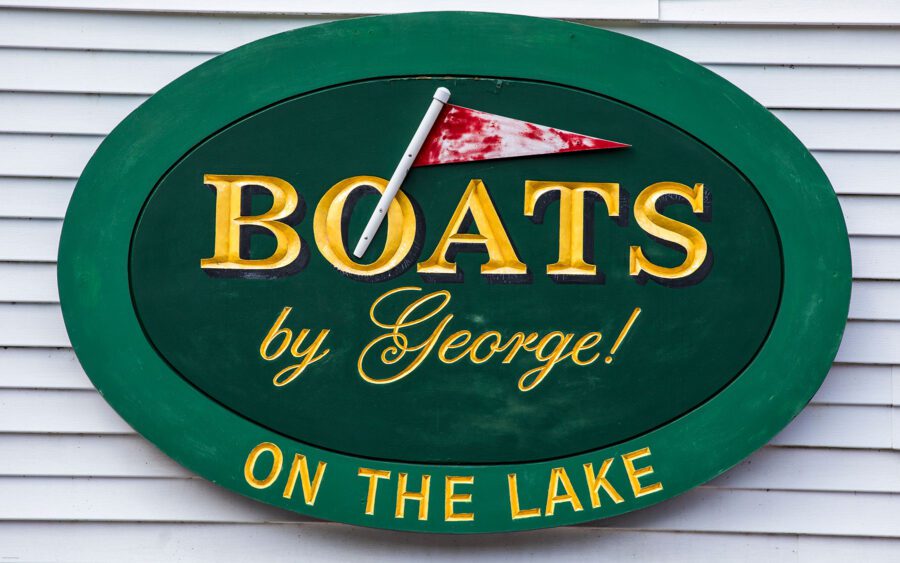 boats by george sign