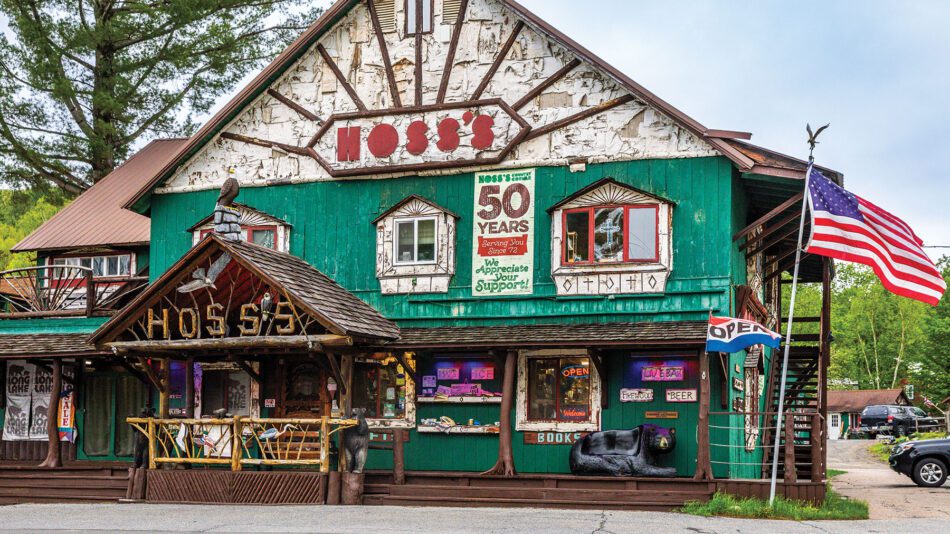 Hoss's an Adirondack general store in Long Lake NY.