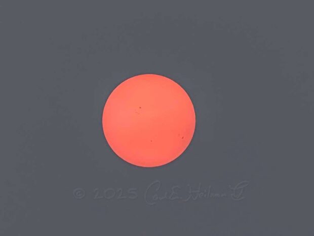 sun in the haze