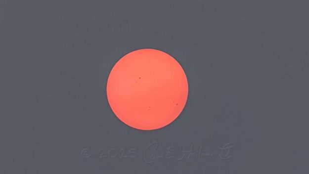 sun in the haze