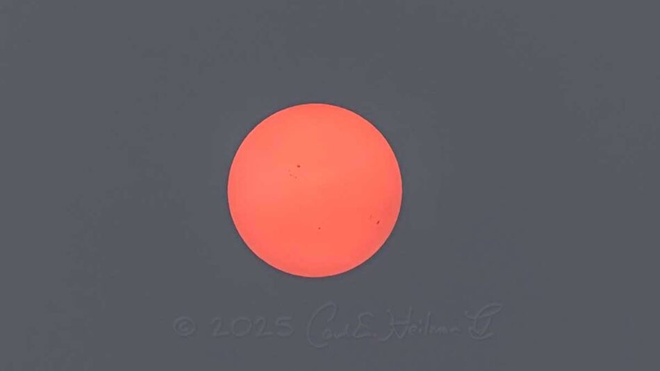 sun in the haze