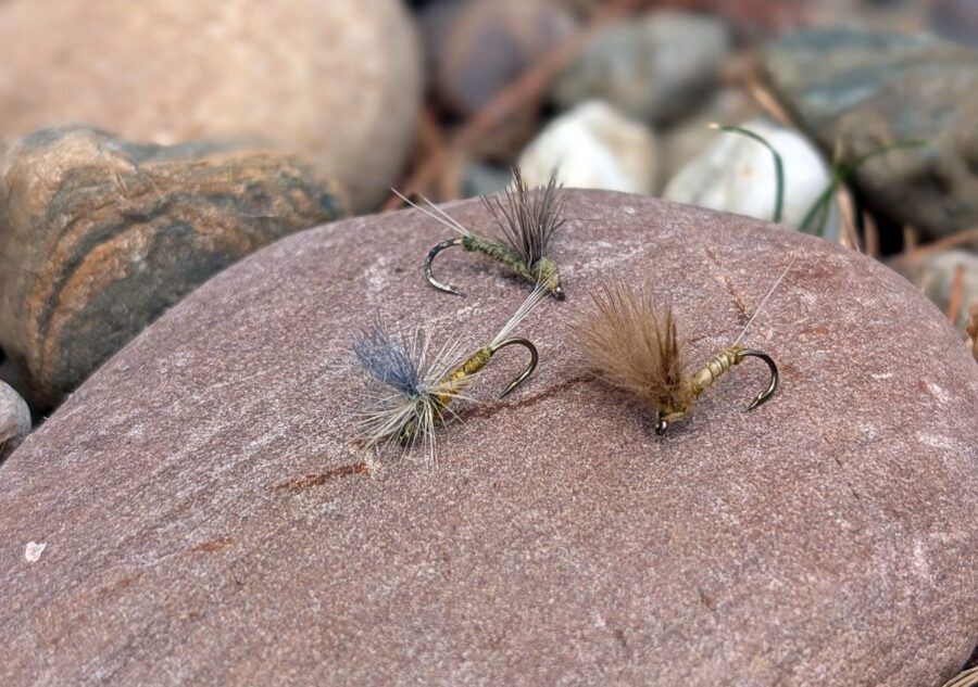 Blue Winged Olives - tyed flies for flyfishing